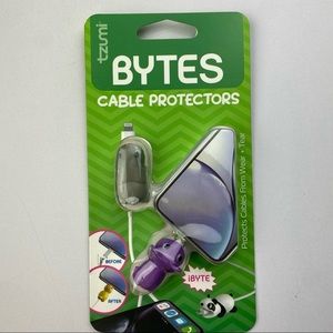 🔥5/$25🔥Tzumi Bytes Cable Protectors - Bunny & Mouse